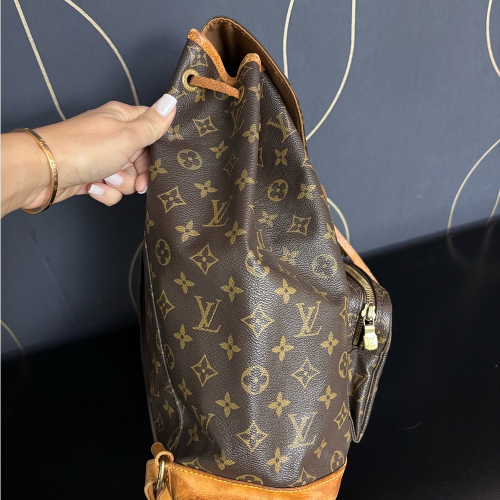 Authentic Louis Vuitton montsouris GM backpack monogram discontinued - Picture 6 of 13